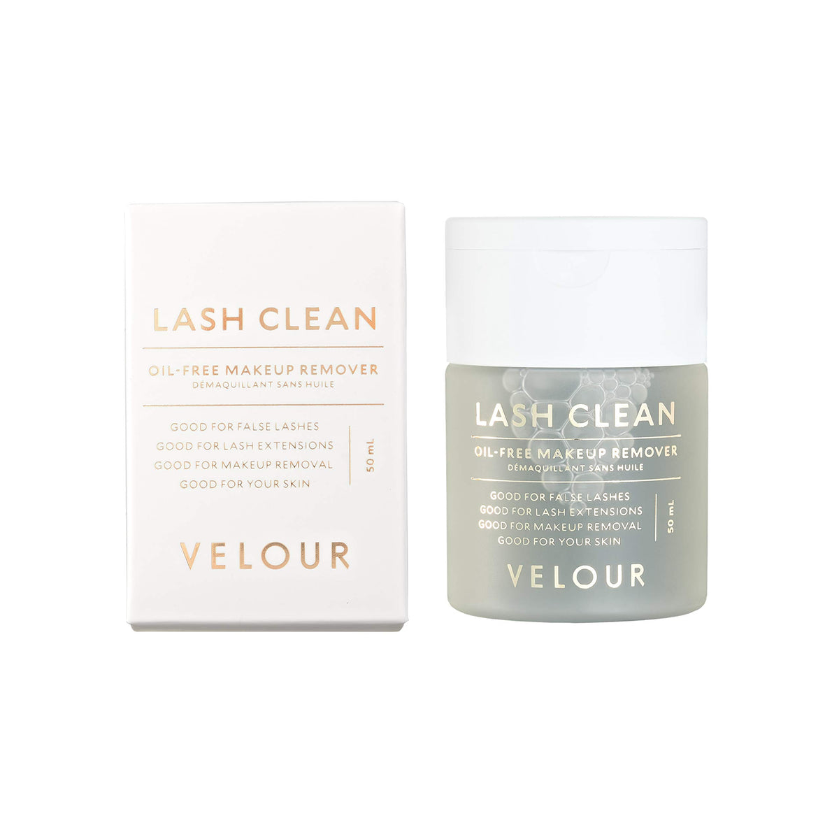 Velour Lashes Oil-Free Makeup Remover For Eyes & Lashes - Vegan, Paraben-Free, 50Ml