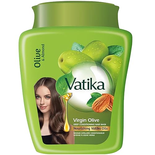 Dabur Vatika Deep Conditioning Olive Hair Mask 500G For Dry, Dull & Lifeless Hair