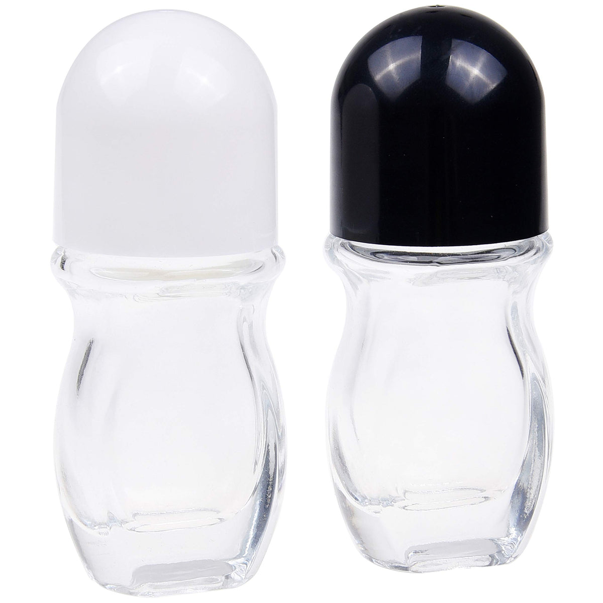 Kare & Kind 2 Pack 30Ml Glass Roller Bottles - Refillable Essential Oil & Sunscreen Applicators