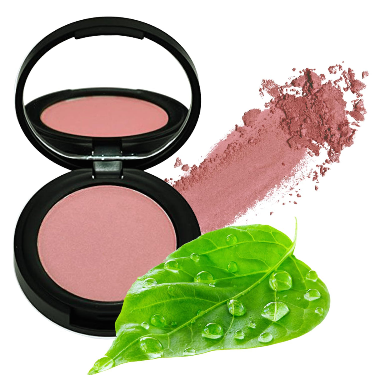 Fifth & Skin Better'N Ur Cheeks Petal Mineral Blush - Organic, Cruelty Free, Talc Free, 1