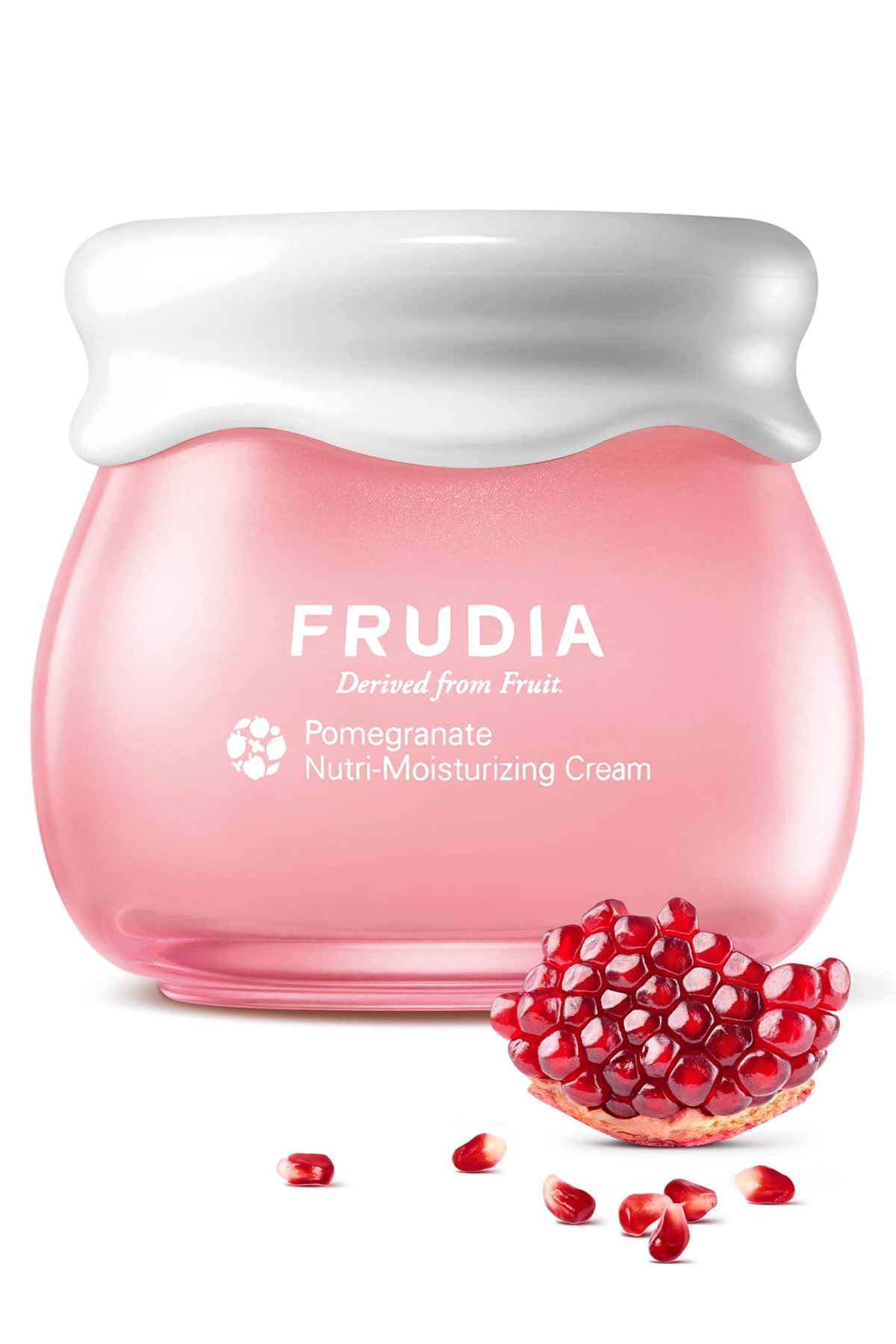 Frudia Pomegranate Nutri-Moisturizing Face Cream, 63% Pomegranate Extract, Vegan Collagen, 1