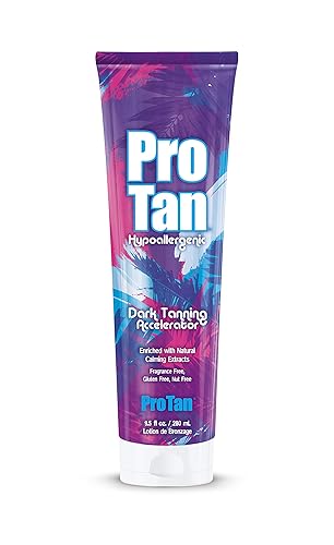 Protan Dark Hypoallergenic Tanning Accelerator 280Ml - Instant Bronze, Smooth Finish, Sunless Tanning