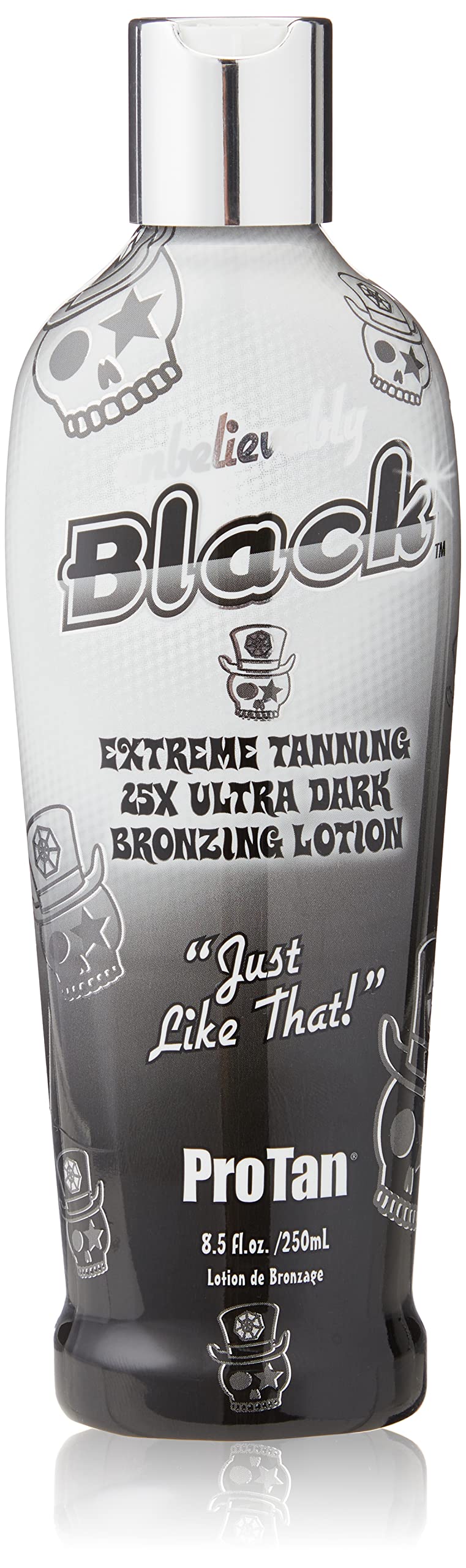 Pro Tan Unbelievably Black 25X Ultra Dark Bronzing Lotion 250Ml - Extreme Tanning Formula