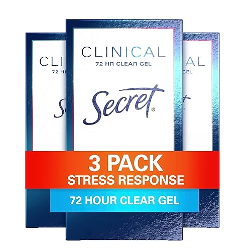 Secret Clinical Strength Antiperspirant & Deodorant, Stress Response, 1.6 Oz (Pack Of 3)