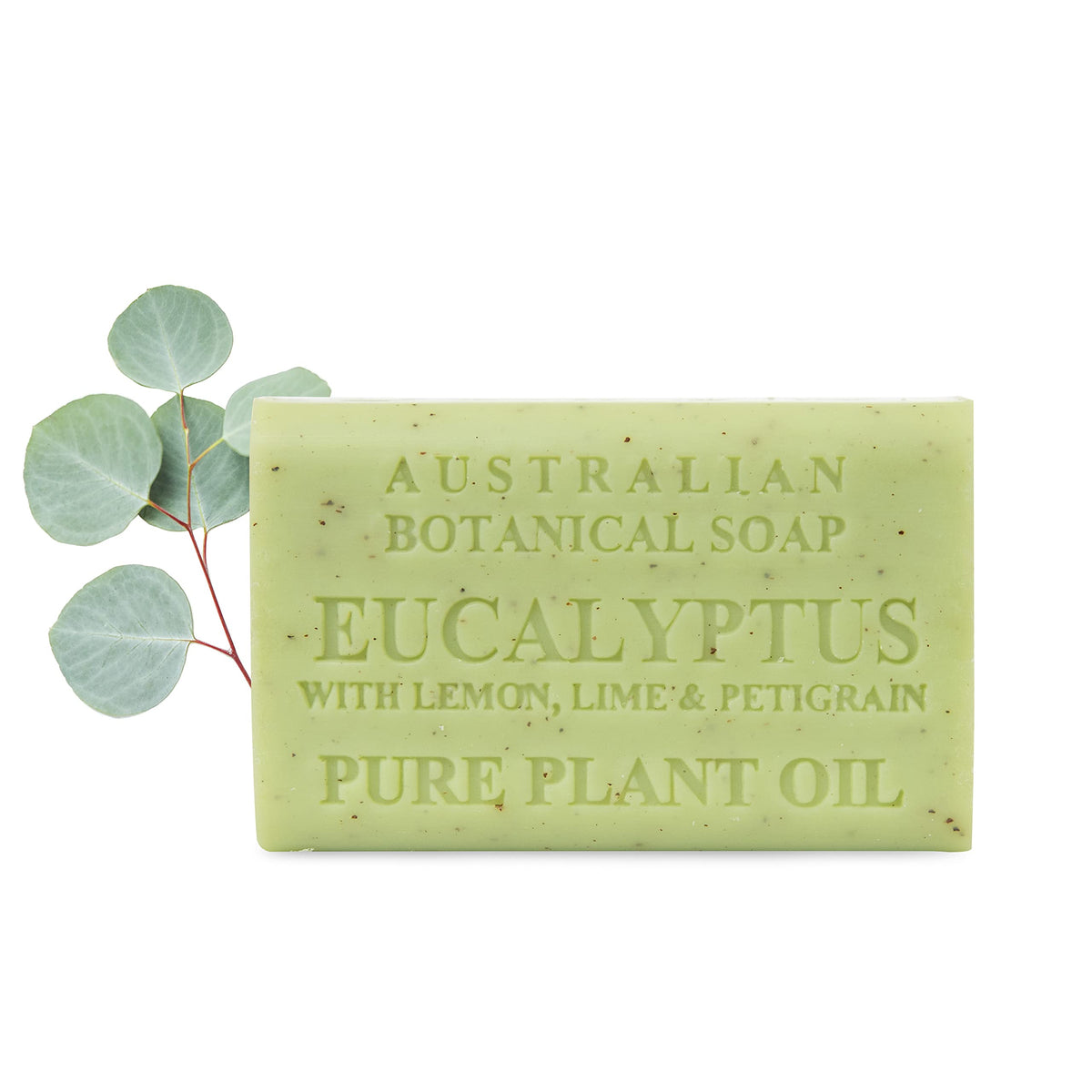 Australian Botanical Soap Eucalyptus Lemon Lime 6.6 Oz Natural Bar - Shea Butter, All Skin Types