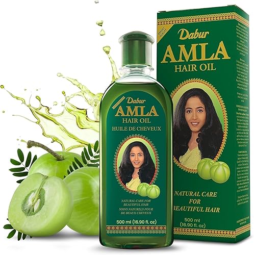 Dabur Amla Hair Oil 500Ml - 100% Natural Hair Growth & Scalp Nourishment