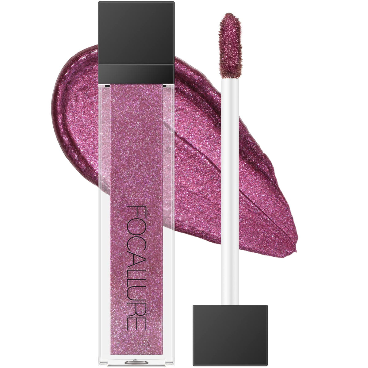 Focallure Amethyst Liquid Glitter Eyeshadow - Waterproof, Long Lasting Metallic Shimmer 0.7 Fl Oz