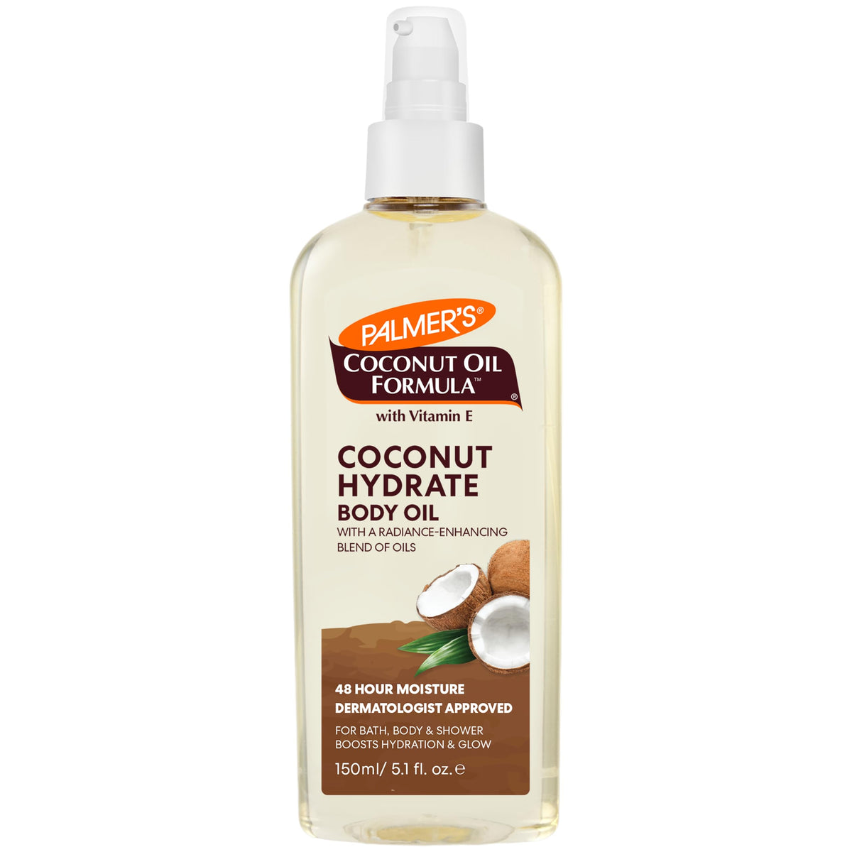 Palmer'S Coconut Oil Body Oil With Green Coffee Extract, 5.1 Fl Oz - Moisturizer For Dry Skin