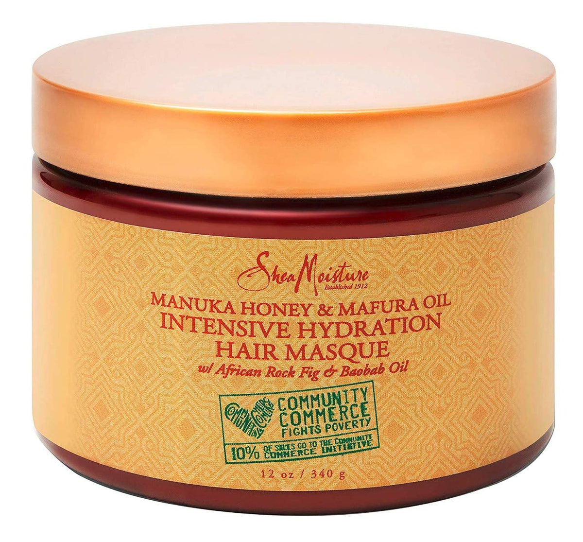 Sheamoisture Manuka Honey & Mafura Oil Hair Masque, 12 Oz, Pack Of 3 - Deep Conditioning Treatment