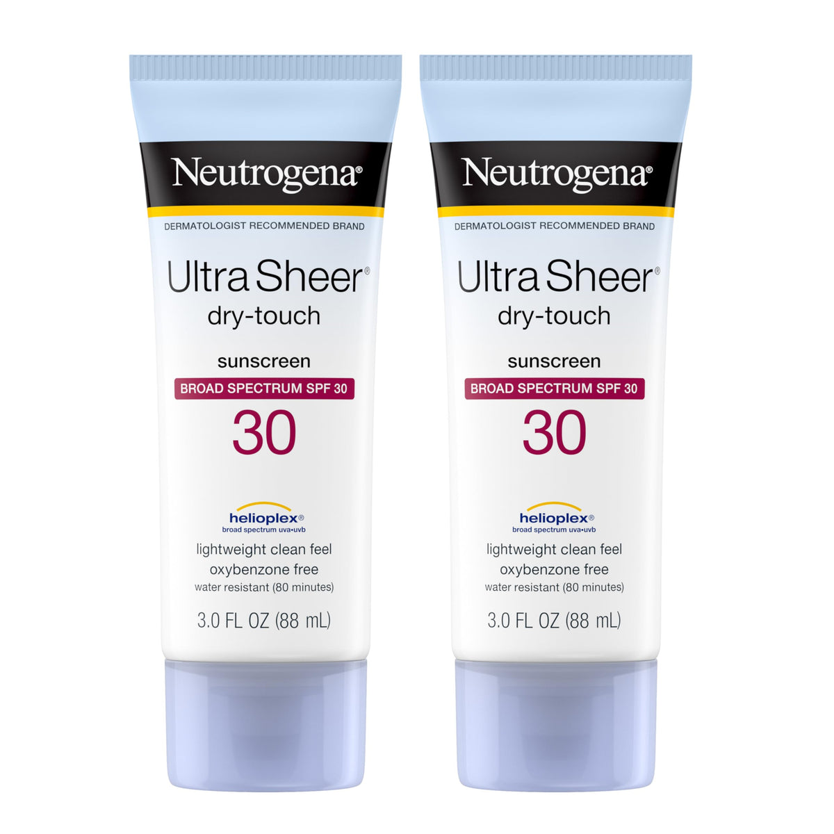 Neutrogena Ultra Sheer Dry-Touch Sunscreen Lotion Spf 30, Travel Size, 3 Fl Oz (Pack Of 