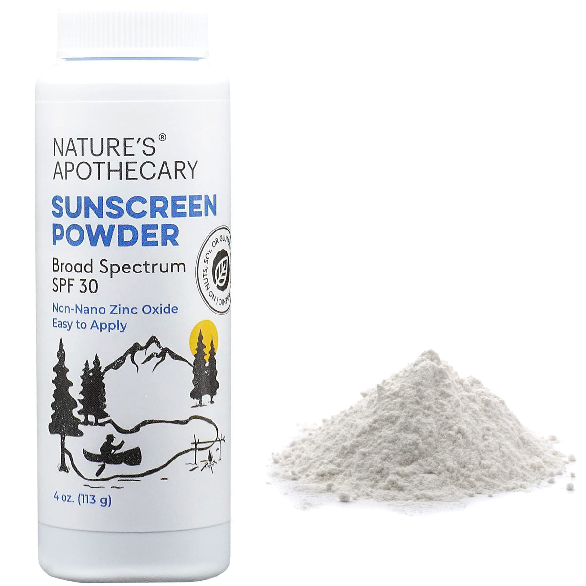 Nature'S Apothecary Spf 30 Zinc Oxide Sunscreen Powder - Water Resistant, Reef Friendly, Biodegradable