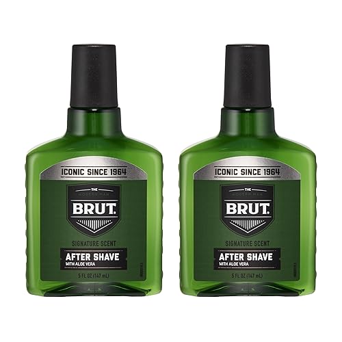 Brut Signature After Shave Fragrance For Men, 5 Oz, Pack Of 2 - Classic Scent