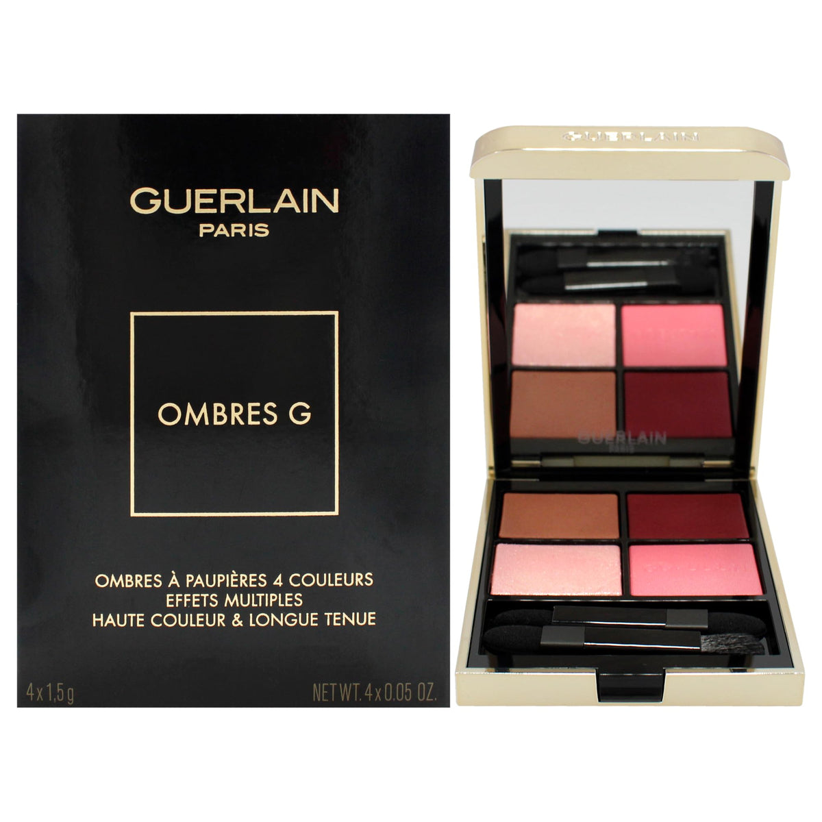 Guerlain Ombres G Eyeshadow Quad - 530 Majestic Rose, 0.20 Oz, Women'S Eye Shadow