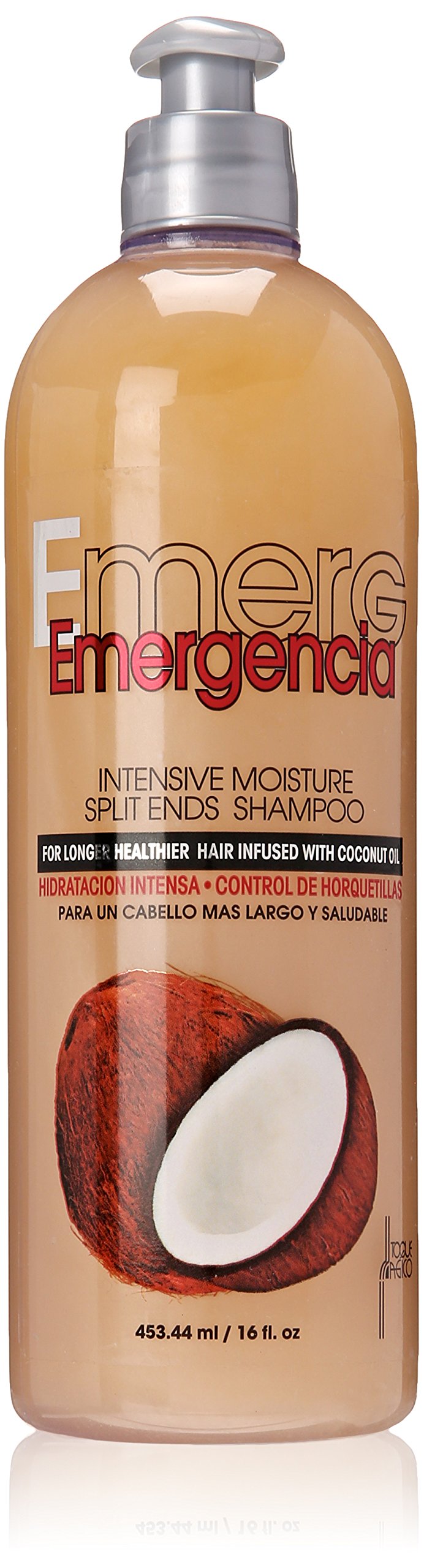 Emergencia Coconut Intensive Moisture Shampoo For Split Ends, 16 Oz