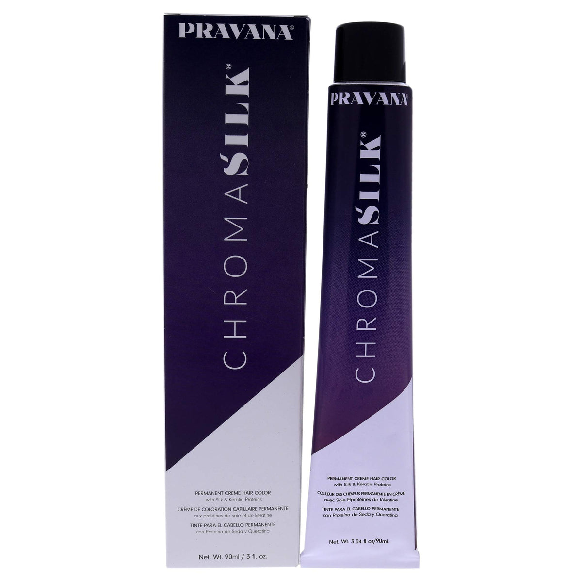 Pravana ChromaSilk Creme Hair Color  531 Light Golden Ash Brown Unisex Hair Color 3 oz