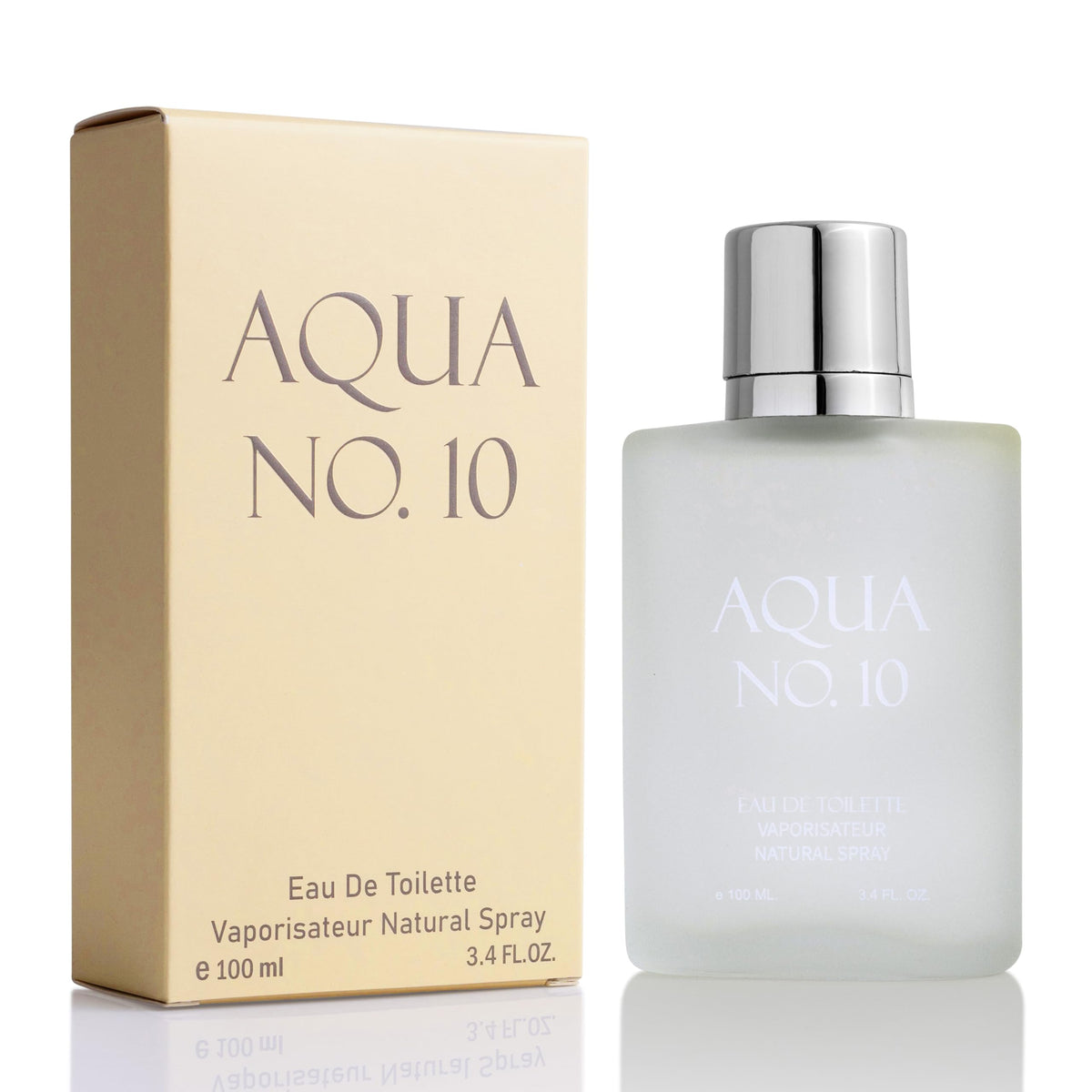 Urban Collection Aqua No 10 Eau De Toilette For Men - Citrus & Marine - 100Ml Elegant Bottle