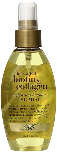 Ogx Thick & Full Biotin & Collagen Weightless Healing Oil Mist, 4 Fl Oz