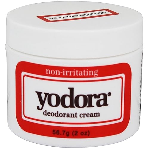 Yodora Deodorant Cream Jar - 2 Oz, Ivory, Long-Lasting Odor Protection, Freshness