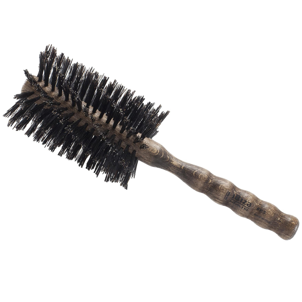 Ibiza Hair Professional Boar Round Brush H5, 70mm - Volumizing, Frizz Control, Texture & Shine