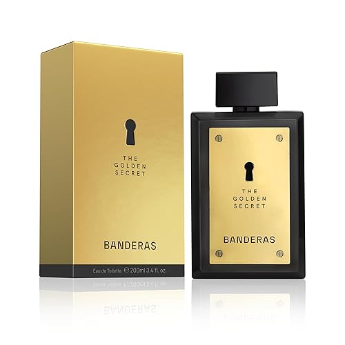 Banderas The Golden Secret Eau De Toilette Spray For Men, 6.7 Fl Oz - Long Lasting Fragrance