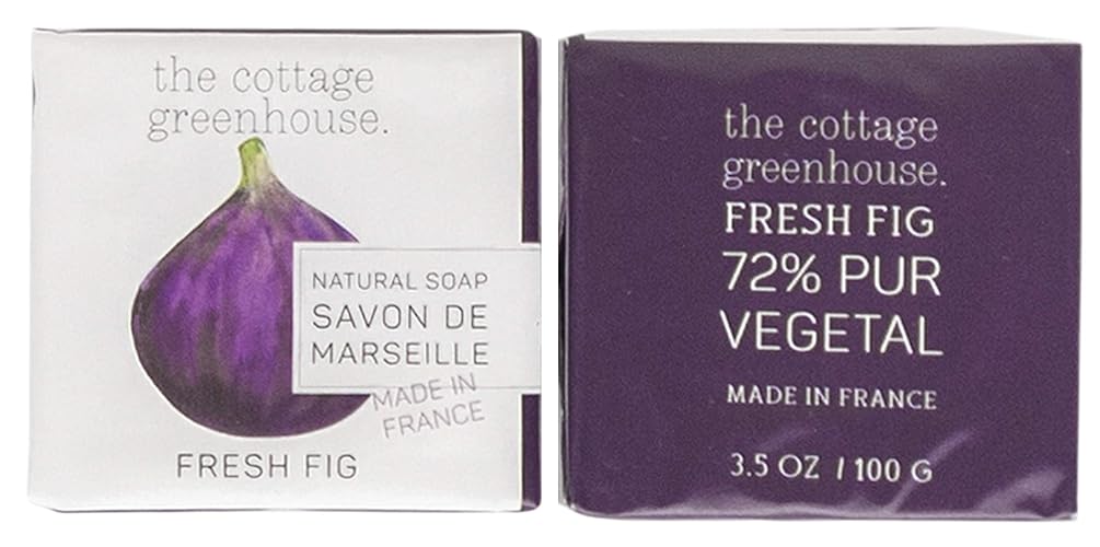 The Cottage Greenhouse Fresh Fig Soap - 3.5 Oz Moisturizing Bar Soap