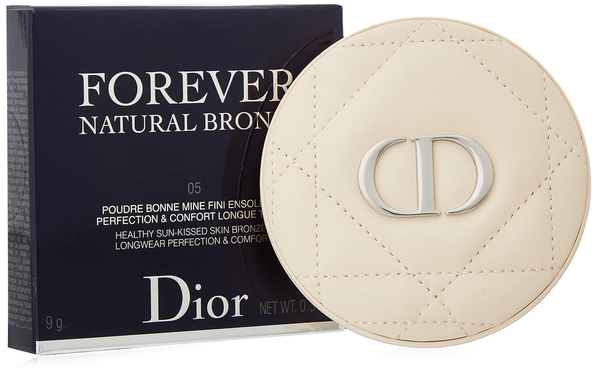 Dior Forever Natural Powder Bronzer - 05 Warm Bronze, 0.31 Oz, Flawless Finish Makeup