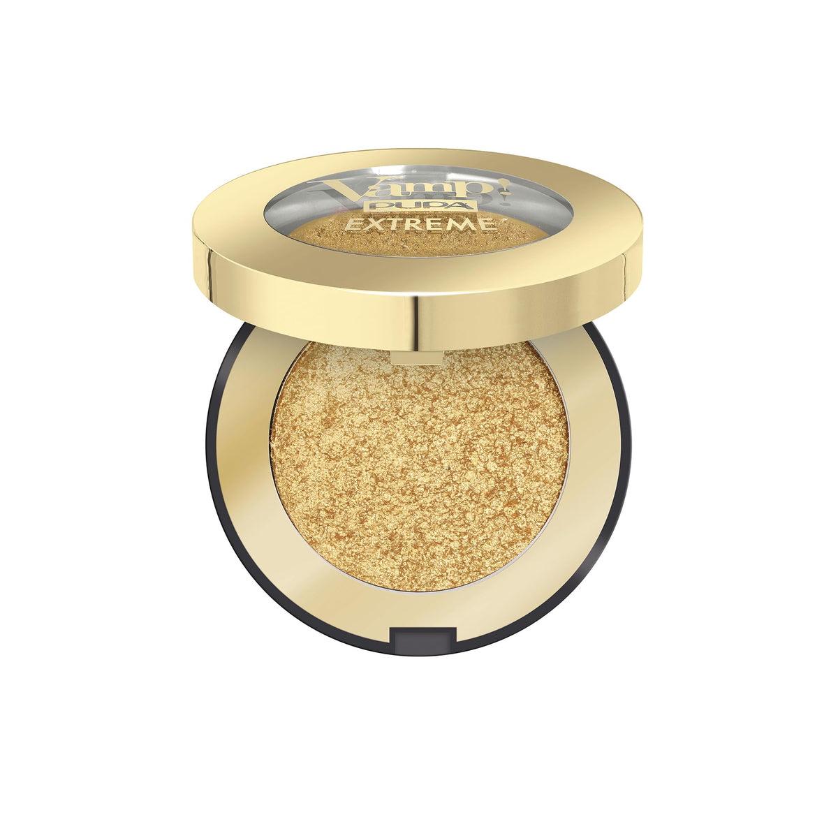 Pupa Milano Vamp! Extreme Eyeshadow 001 Extreme Gold - Metallic Creamy Powder, 0.09 oz