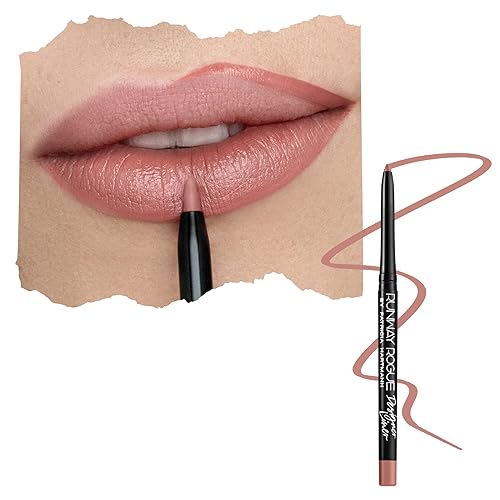 Runway Rogue Matte Light Sandy-Beige Lip Liner Pencil with Sharpener - Spotlight, 1 Count