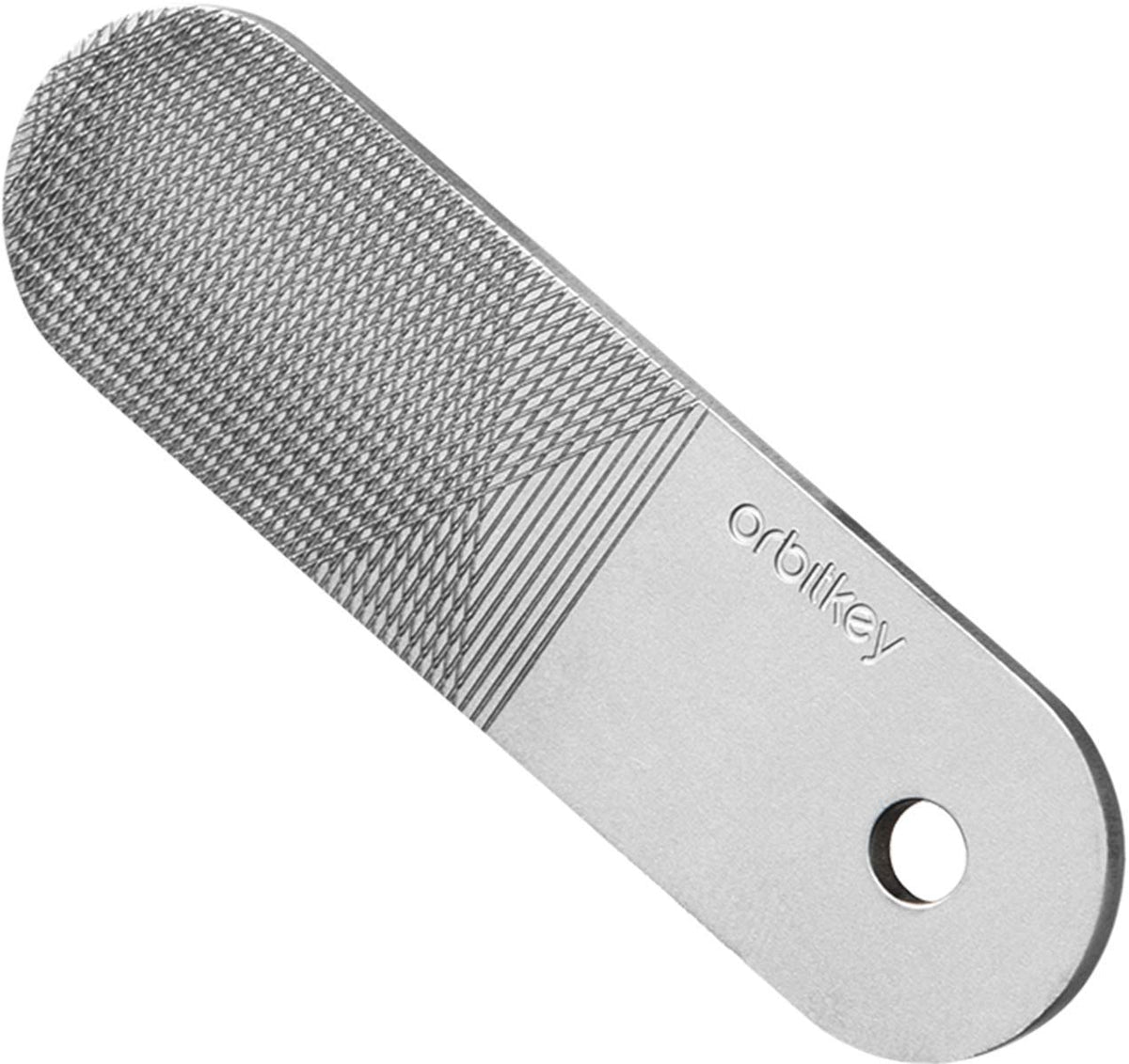 Orbitkey 2-In-1 Nail File & Mirror | Stainless Steel Compact Beauty Tool For Key Organizer