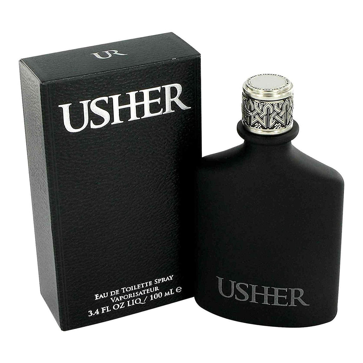 Usher For Men Eau De Toilette Spray, 3.4 Fl Oz - Black Fragrance For Him