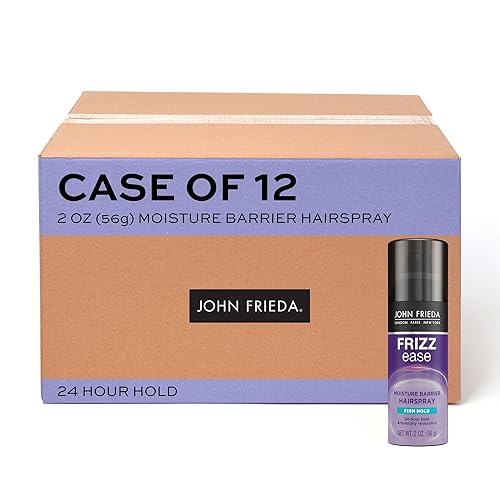 John Frieda Frizz Ease Hairspray, Firm Hold, Moisture Barrier, 2 Oz, Pack of 12