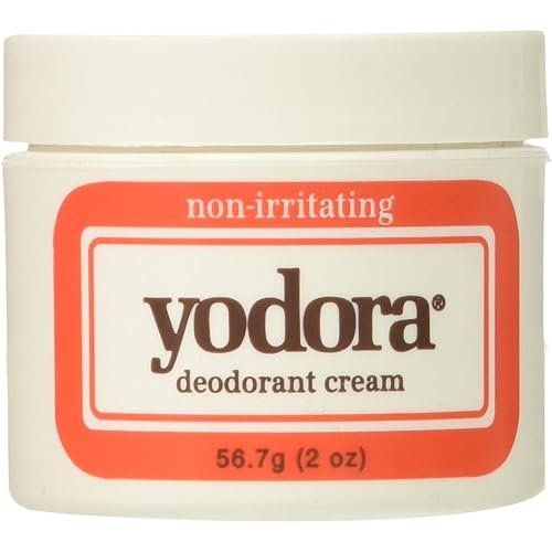 Yodora Deodorant Cream - 2 Oz Pack Of 2, Long-Lasting, Aluminum-Free, Odor Protection