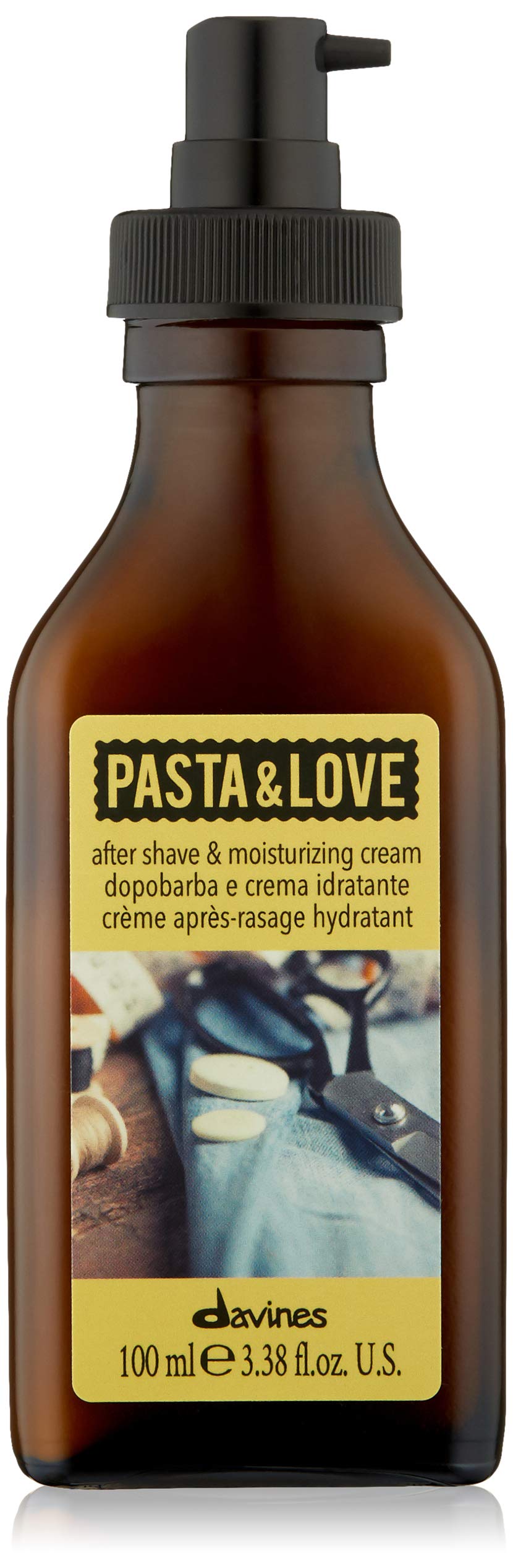 Davines Pasta & Love Men'S After Shave & Moisturizing Cream, Hydrating With Babassu, 3.38 Fl Oz