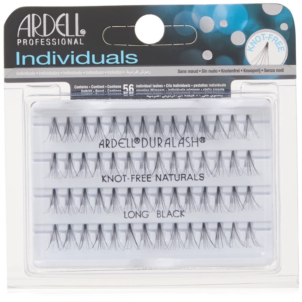 Ardell Duralash Naturals Flare Long Lashes - Black, 1 Pack, 56 Lashes For Stunning Eyes