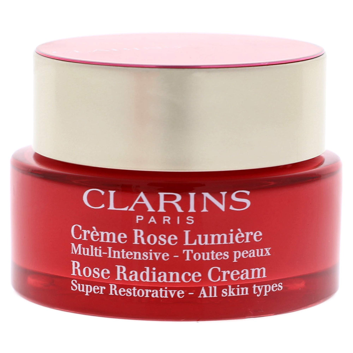 Clarins Super Restorative Rose Radiance Cream - 3-In-1 Anti-Aging Moisturizer For Mature Skin