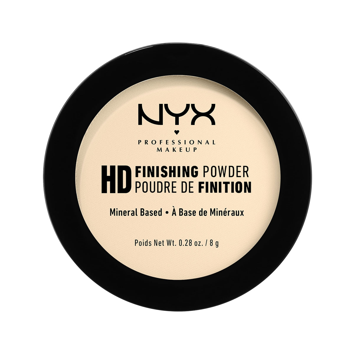 NYX PROFESSIONAL MAKEUP HD Finishing Powder - Pressed Setting Powder, Banana, 0.28 Ounce