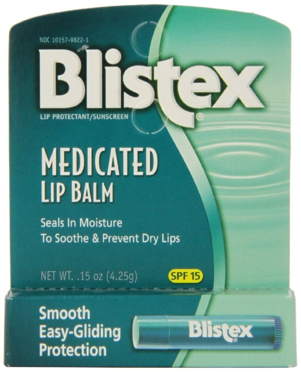 Blistex Medicated Stick, Clear Lip Balm, 0.15 Ounce, Pack Of 3 - Soothing Relief For Dry