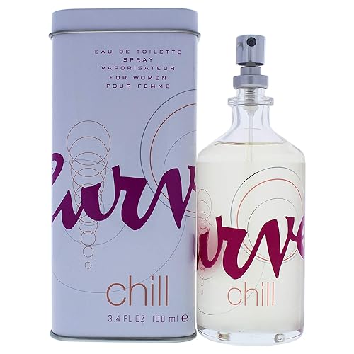 Curve Chill Eau De Toilette Perfume Spray For Women, 3.4Oz - Refreshing Fragrance