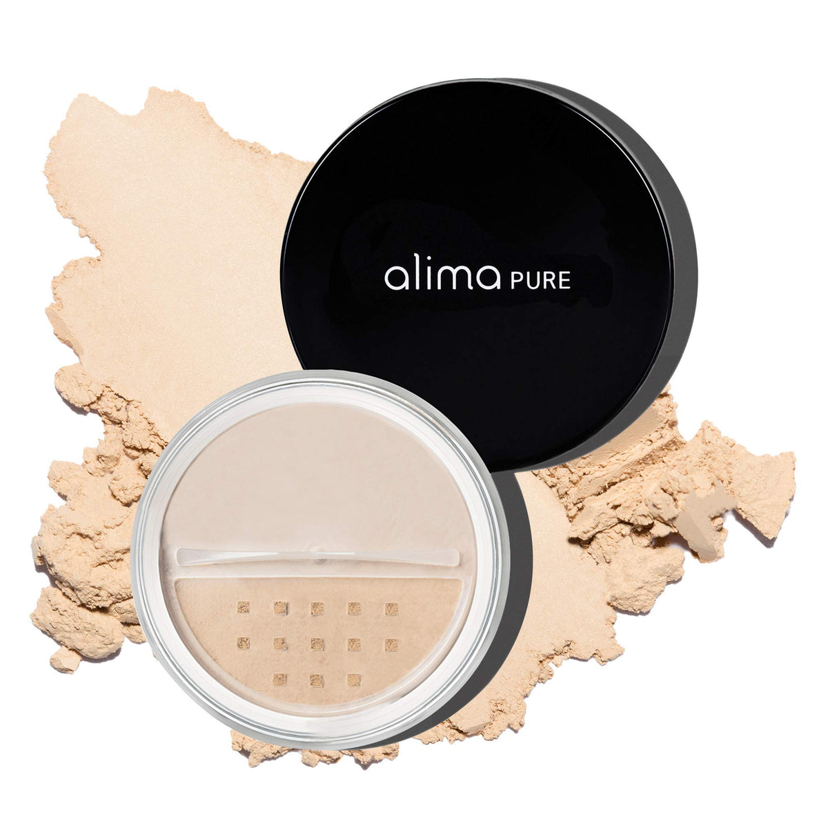 Alima Pure Matte Foundation Loose Powder, Oil-Free, Talc-Free, Full Coverage, Neutral 3, 0.23 Oz