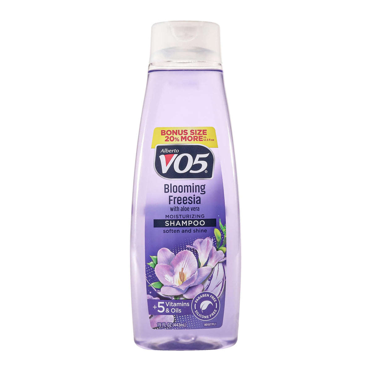 Alberto VO5  Blooming Freesia Moisturizing Shampoo  Hydrating Shampoo  With Coconut Milk  Vitamin E and Biotin  Long Lasting