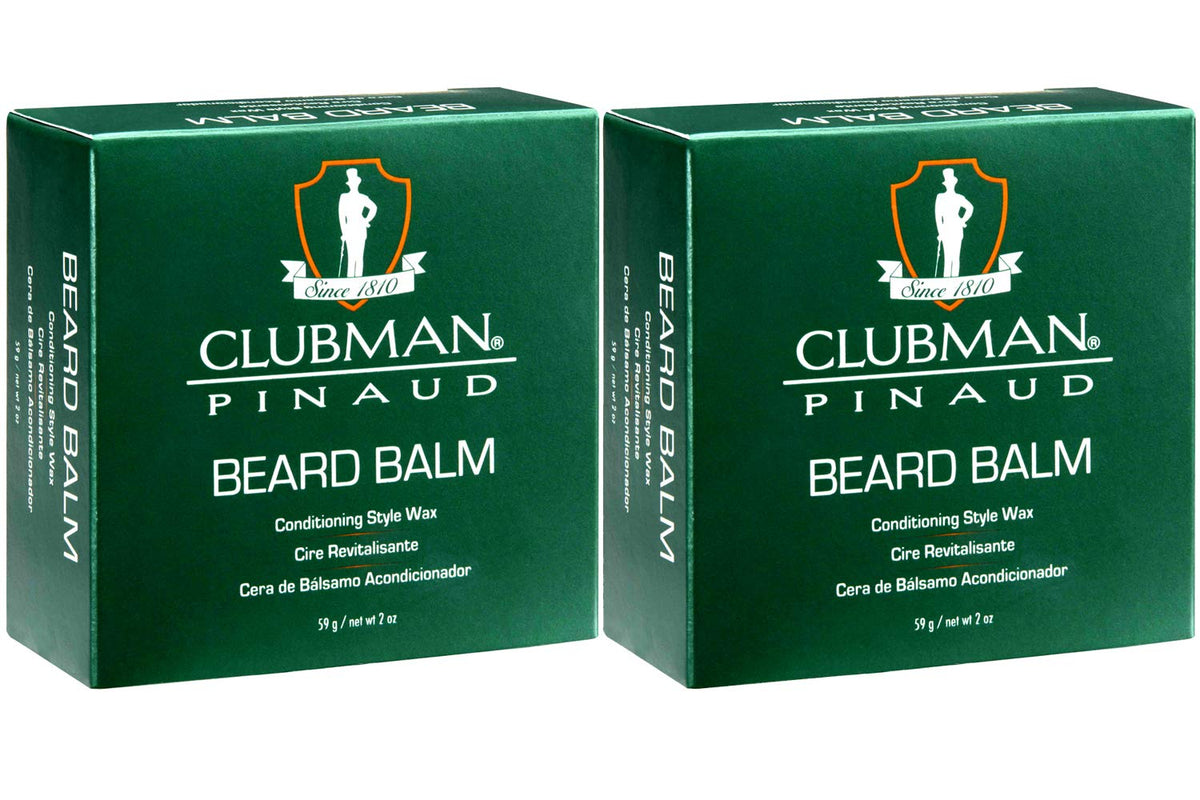 Clubman Pinaud Beard Balm, 2 Oz (Pack Of 2) - Nourishing Beard Care For Grooming