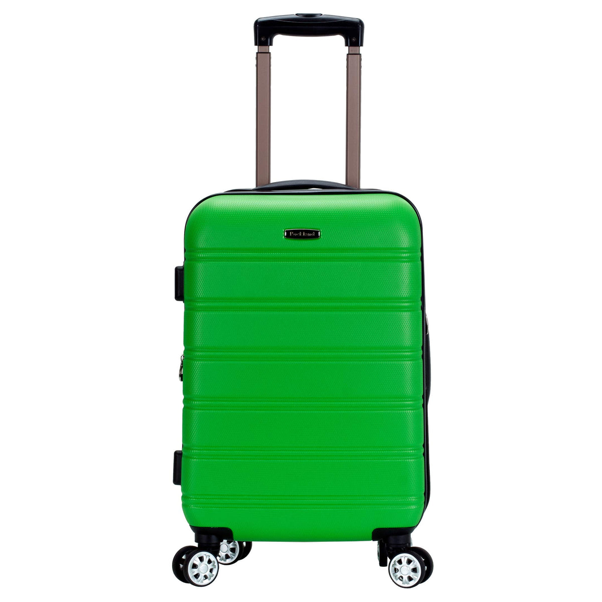 Rockland Melbourne 20&quot; Expandable Carry-On Luggage, Green Hardside Spinner Wheel