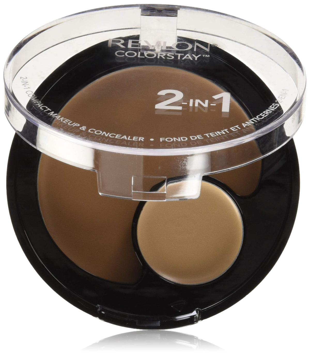 Revlon Colorstay 2-In-1 Compact Makeup & Concealer, Sand Beige, 0.38 Oz