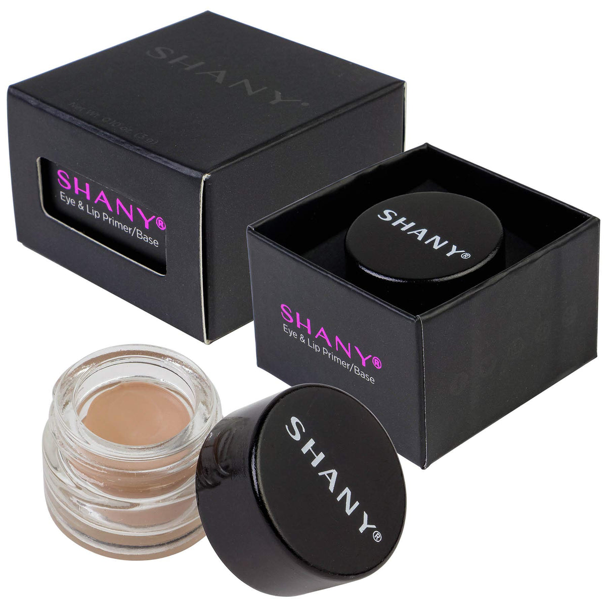 Shany Waterproof Eye & Lip Makeup Primer - Long-Lasting, Smudge-Proof, Hypoallergenic, Peach