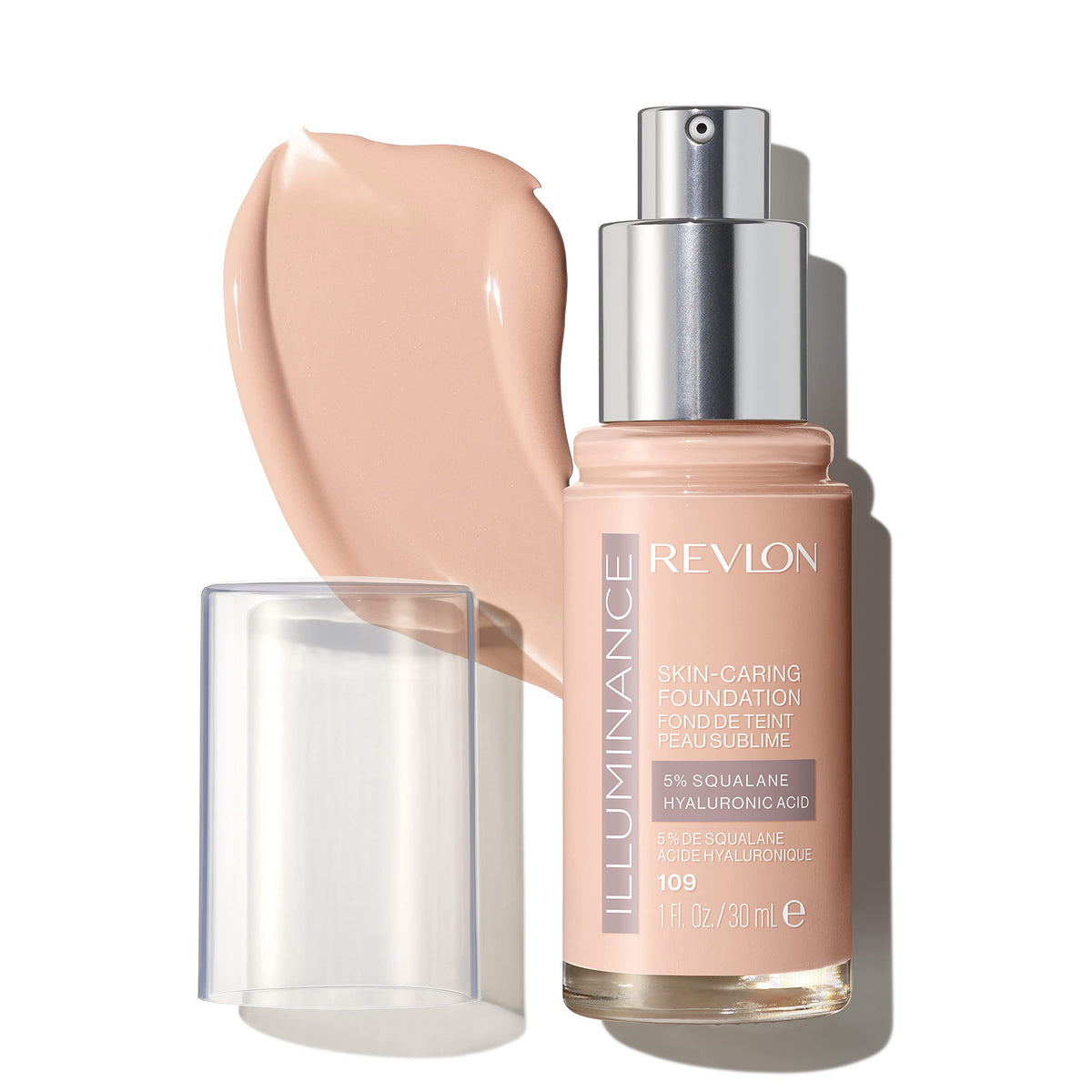 Revlon Illuminance Hydrating Liquid Foundation With Hyaluronic Acid, Medium Coverage, Light Ivory