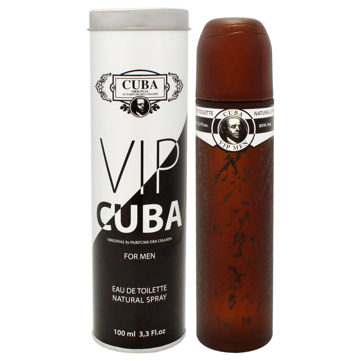 Cuba VIP Eau de Toilette Spray for Men, 3.3 oz - Fresh, Masculine Fragrance - Perfect for Everyday Use