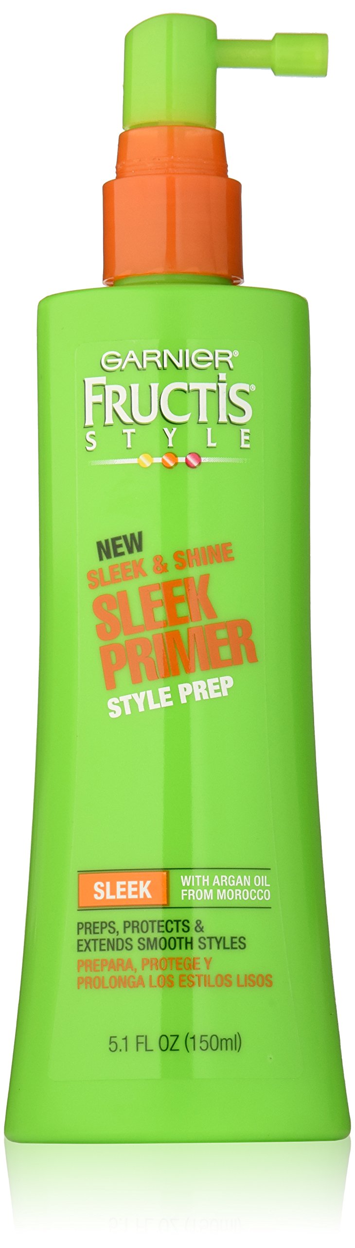 Garnier Fructis Sleek & Shine Primer, 5.1 Fl Oz - Frizz Control & Shine Enhancer