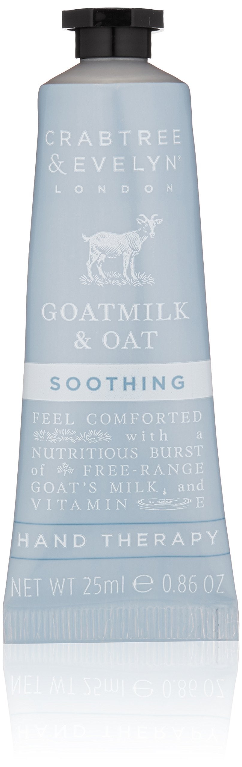 Crabtree & Evelyn Goatmilk & Oat Hand Cream Therapy - 0.86 Oz Soothing Moisturizer