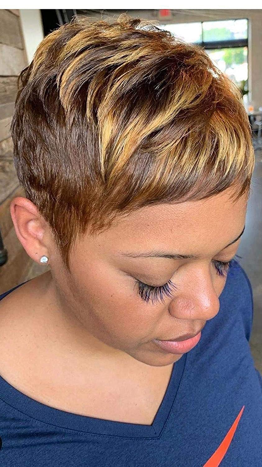 Beisdwig Short Pixie Haircut Synthetic Wig For Black Women - Stylish Short Hairstyles