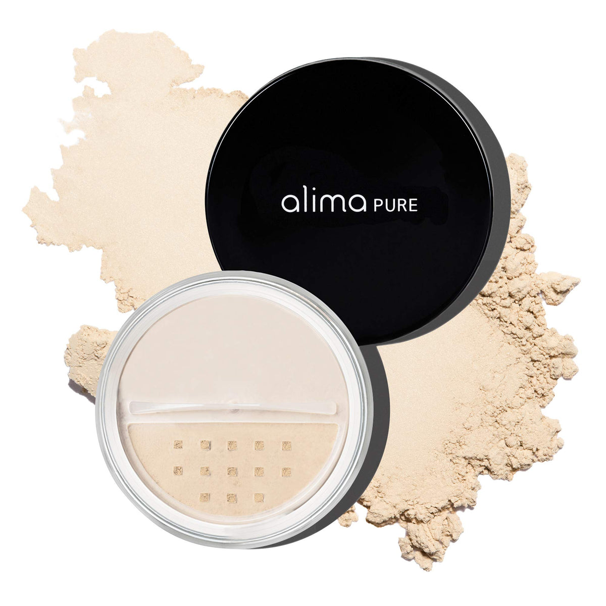 Alima Pure Matte Foundation Loose Powder, Olive 0, Oil Free, Full Coverage, 0.16 Oz